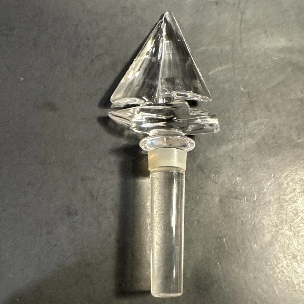 Mikasa Regatta Clear Sail Boat Bottle Stopper Nautical Wine Champagne